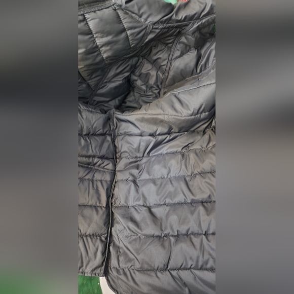 Woolrich puffer jacket mens large black wool insulated casual - Picture 8 of 9